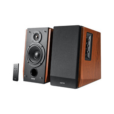 Edifier R1700BT 66 W Wired/Bluetooth Bookshelf Multifunctional Speakers - Walnut