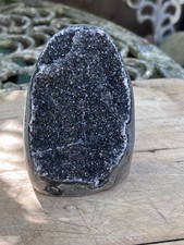 Amethyst black cluster large - amethyst,
