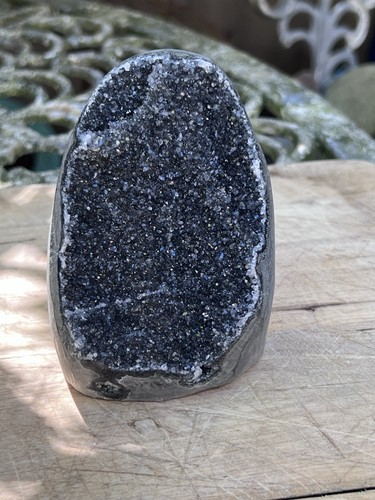 Amethyst black cluster large - amethyst,