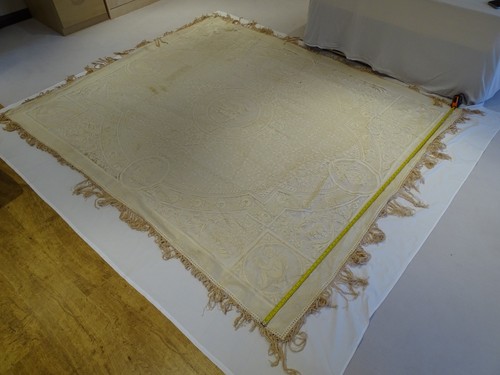 Vintage lace bedspread - vintage,