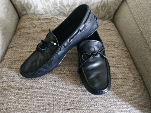 Men tod black leather - men's, tod's