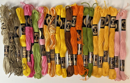 Vintage anchor embroidery - 21,