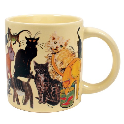 Cats art mug - cats,