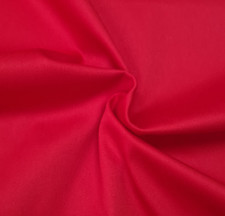 Red Mantra Heavy Cotton Shirting High Quality Weave BY THE METER Production