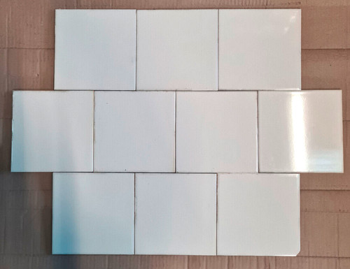 Half white ivory - half, ceramic