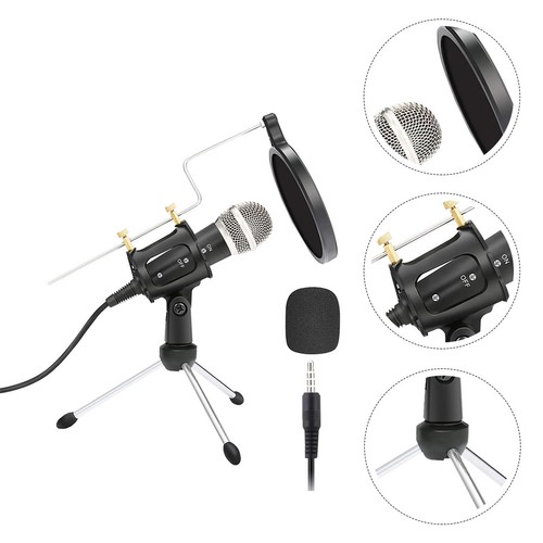 Desk microphone recording - desk,