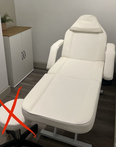 White beauty bed massage - beauty,