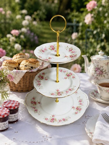 Tier china cake tea stand - china,