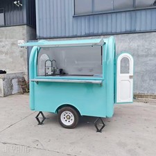 Mint Green Food Trailer Coffee
