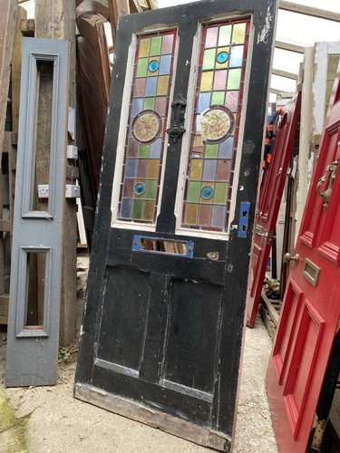 Antique front door victorian - front,