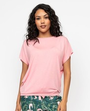 Cyberjammies Pyjama Top Modal Women Ivy Pink Slouch Jersey PJ Top