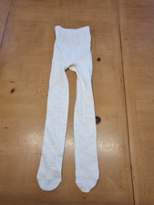 Primark Girl's White Tights Size 2 to 3 Years - New