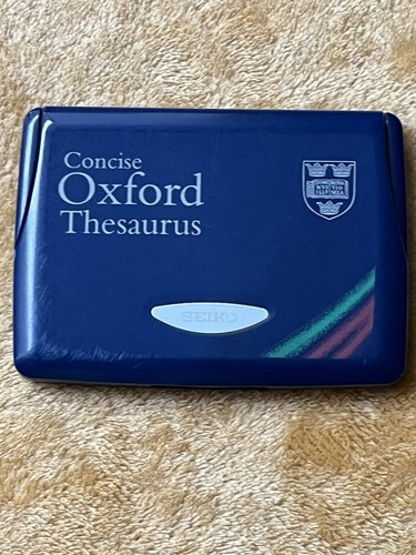 Seiko concise oxford thesaurus - seiko,