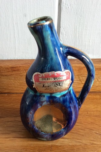 Miniature ceramic drioli - ceramic, blue
