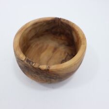 Naturally Med Olive Wood Serving Bowl dia 16cm