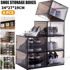 6x Stackable Foldable Boxes
