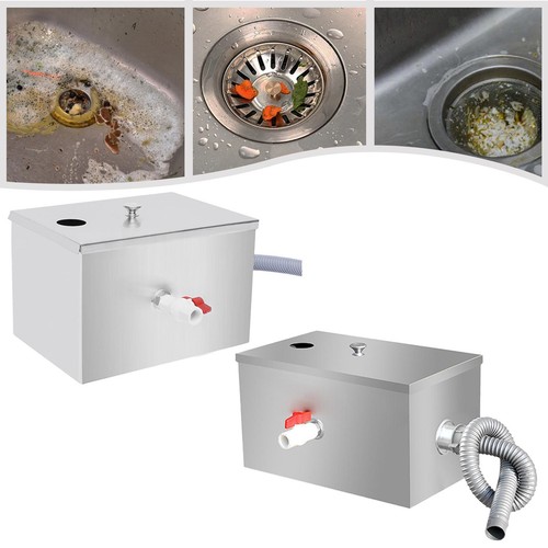 Commercial grease trap - grease,