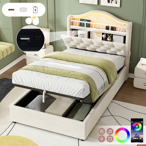 3ft single hydraulic bed - 3ft,