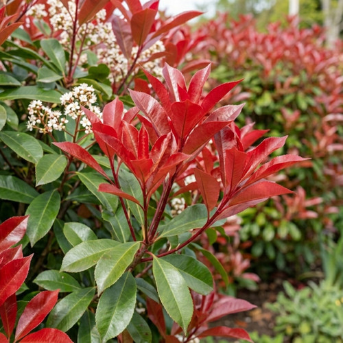 Large plant photinia - large, plant-photinia