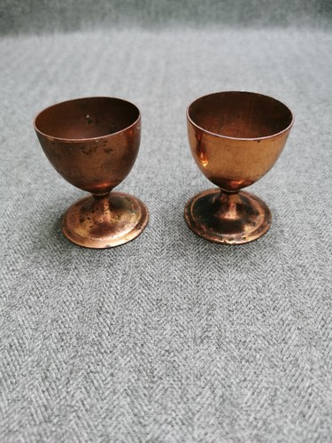 Vintage solid copper egg - vintage,