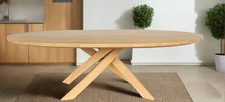 Anderson Oval Pedestal Dining Table, Carlton Furniture Spider Legs Base RRP£1595