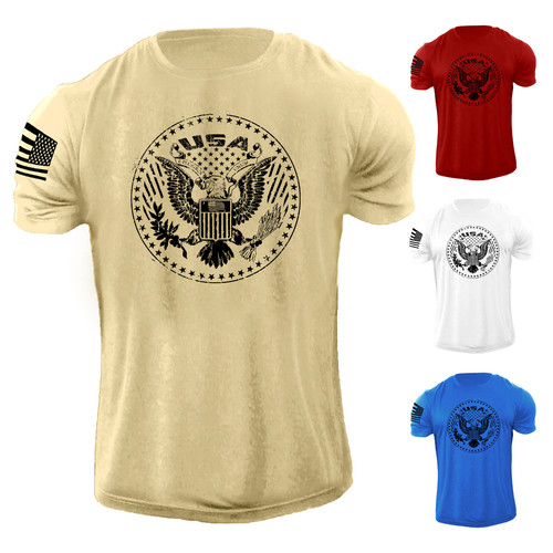 Distressed usa eagle flag - distressed,