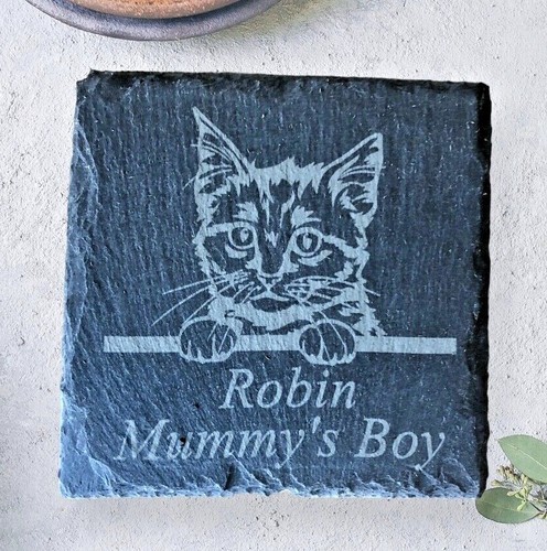 Personalised cat slate - personalised,