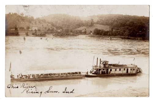 1908 rppc flat boat - flat,