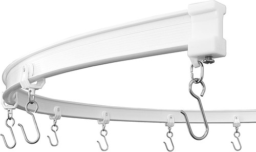Flexible ceiling mount - flexible, curtain