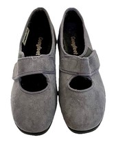 Cosyfeet Skye Grey Wide Fit Comfort Shoes Slippers Size 8 Free Postage