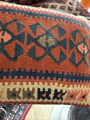 Old kilim cushions - cushions, x3