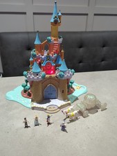 Vintage Bluebird Polly Pocket Cinderella  Lightup Castle Carriage & Figures