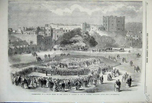 Antique old print 0146 1860 - antique,