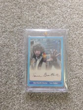 Rare Tom Baker Signed Trading