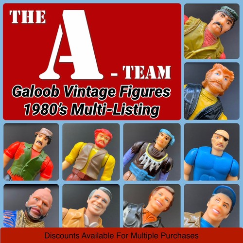 Vintage the team figures - a,