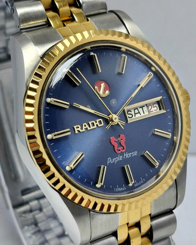 Vintage rado purple - rado, horse