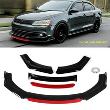 Front Bumper Spoiler Lip Splitter Diffuser For VW For Scirocco 2008-2017 Glossy