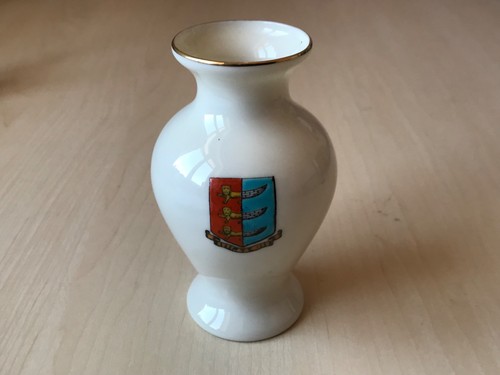 Crested china vase - crested,
