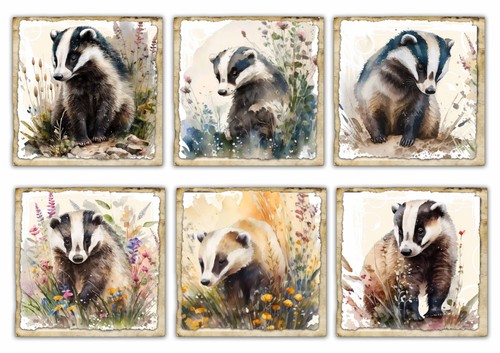 Badger card toppers - card,