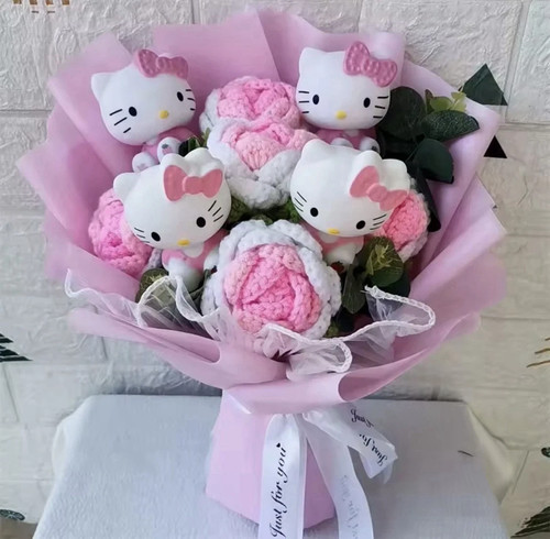 Hello kitty plush bouquet - hello,