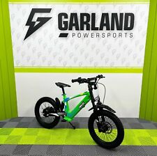 REVVI 18" GREEN 36V500W MOTOR ELECTRIC KIDS BIKE, LATEST MODEL