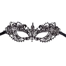 Lace Masquerade Eye Mask Gothic Xmas Fancy Dress Hen Party Halloween Ladies UK