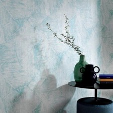 Non-woven wallpaper light blue
