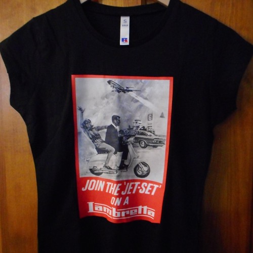 Lambretta jetset ladies tshirt - ladies,