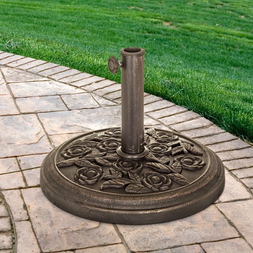 9kg round cast iron parasol - round,