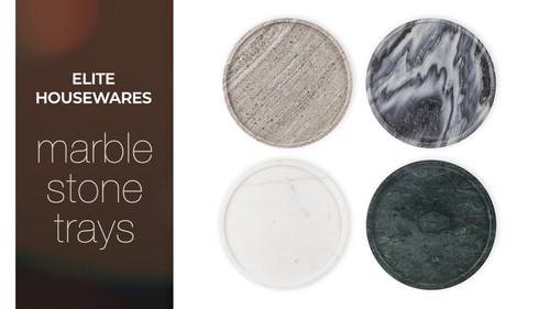 Marble stone vanity - vanity, tray