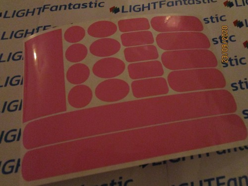 Light pink patch frame - light, fork