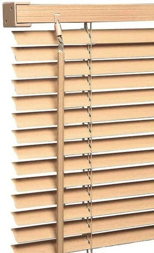 Pvc blind wood wooden grain - wooden,