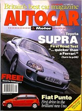 AUTOCAR MAGAZINE 01-SEP-93 -