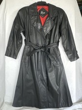 Vtg Bermans Black Leather